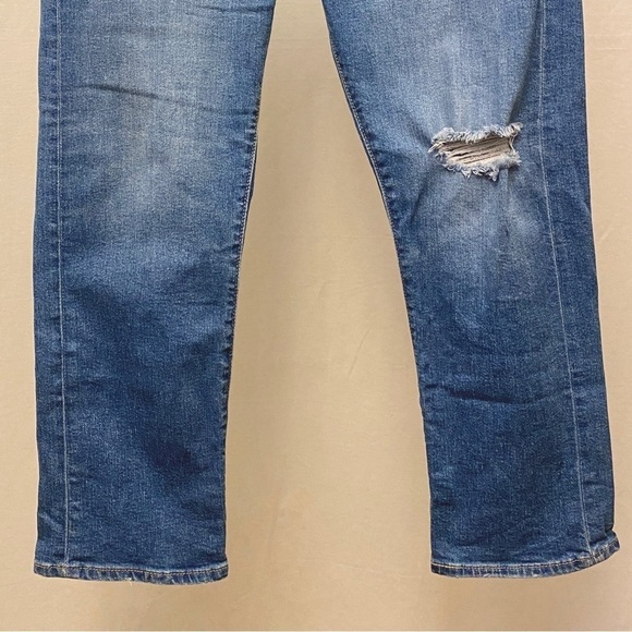 Levi’s 32 (14/15) Wedgie Straight Jeans Button Fly Stretch Womens High Rise - Picture 7 of 16